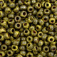 Miyuki seed beads 6/0 - Opaque picasso dark yellow 6-4519